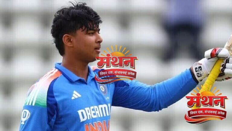 यूथ वनडे में कप्तान वैभव सूर्यवंशी ने 63 गेंदों में जड़ा शतक, साउथ अफ्रीका के खिलाफ मचाया कोहराम वैभव