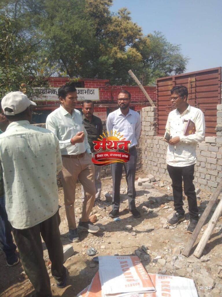 (कोरबा) सीईओ जिला पंचायत ने आंगनबाड़ी भवन निर्माण और जल जीवन मिशन के कार्यों का किया निरीक्षण