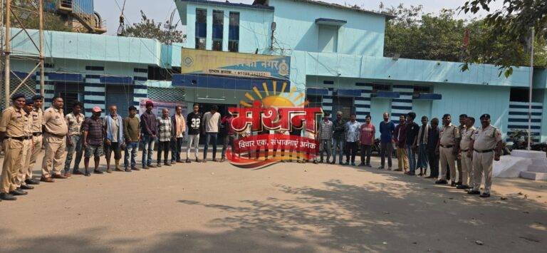 (कोरबा) “सजग कोरबा-सतर्क कोरबा” अभियान के तहत 97 गिरफ्तार