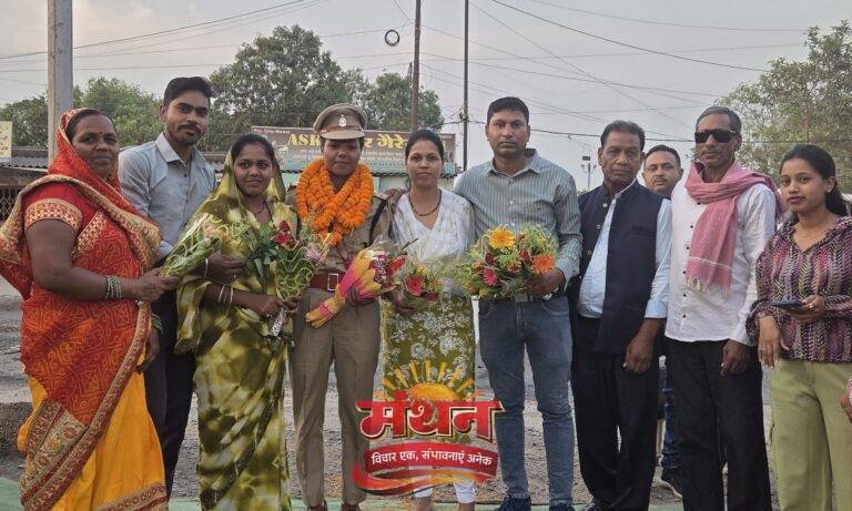(कोरबा) सब इंस्पेक्टर की ट्रेनिंग पूरी कर घर लौटी रागिनी