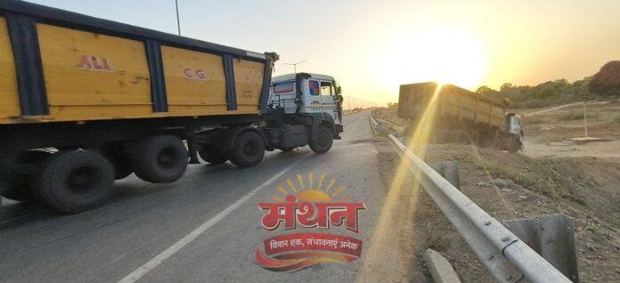 (कोरबा) भारत माला सड़क मार्ग पर अवैध रूप से अस्थायी सड़क बनाने का आरोप