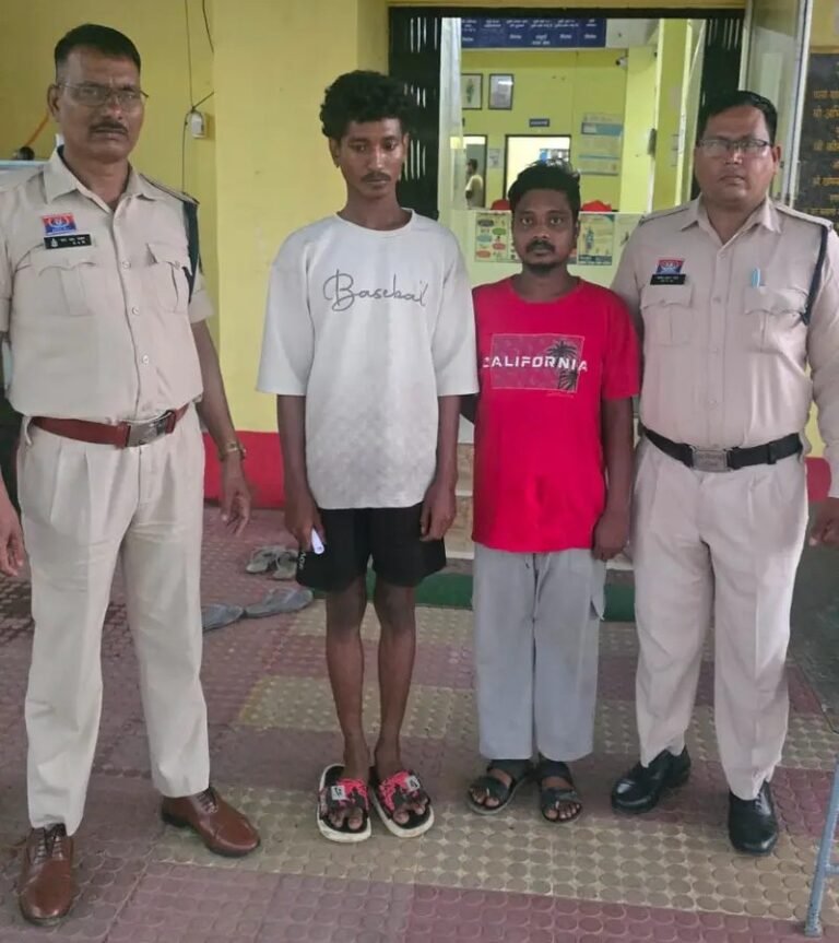 (कोरबा) एसईसीएल सबस्टेशन बलगी में केबल लूट मामले के दो फरार कथित आरोपी गिरफ्तार