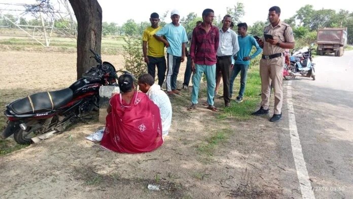 (कोरबा) पकरिया पुलिया के पास सड़क हादसा