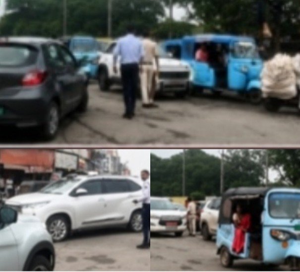 (कोरबा) कलेक्टर, एसडीएम और निगमायुक्त भी टीपी नगर रेलवे फाटक पर फंसे आधे घंटे भीषण जाम में