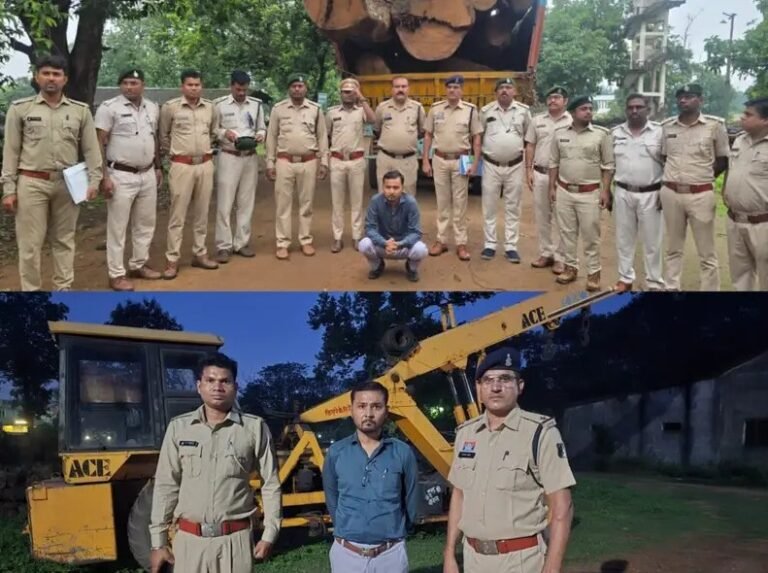 (कोरबा) सीएसईबी कालोनी से लकड़ी चोरी के आरोप में एक गिरफ्तार-घटना में प्रयुक्त हाइड्रा जप्त