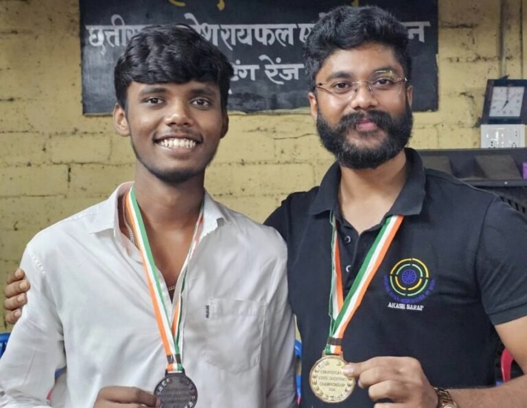 (कोरबा) राज्य स्तरीय शूटिंग प्रतियोगिता में जिले के प्रतिभागियो ने जीता कांस्य पदक
