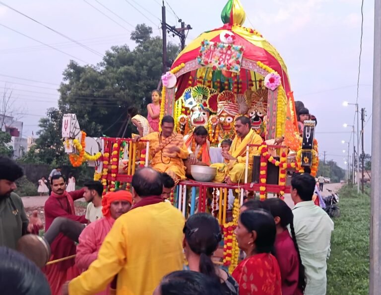 (कोरबा) जगन्नाथ की बहुड़ा यात्रा में उमड़ा आस्था का सैलाब