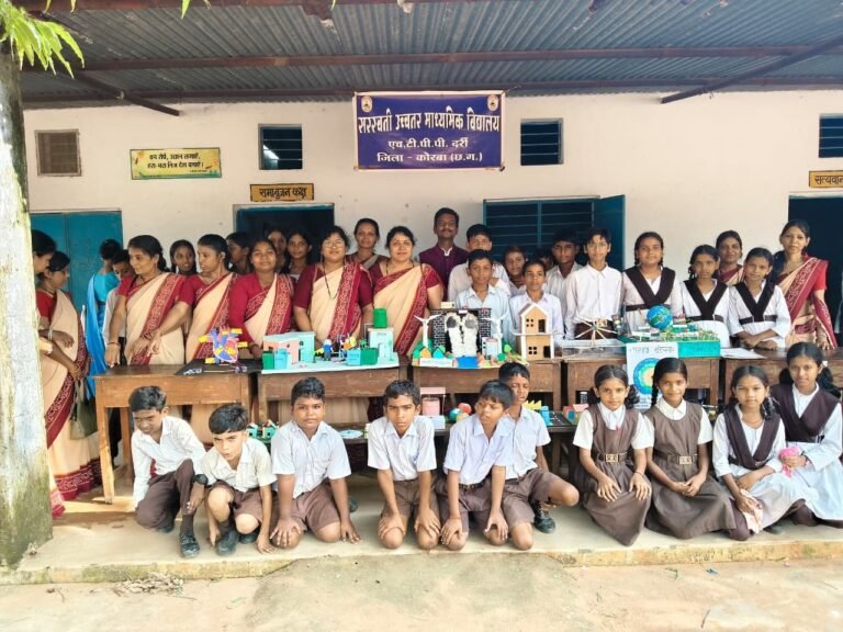 (कोरबा) सरस्वती शिशु मंदिर दर्री में विज्ञान मेले का हुआ भव्य समापन