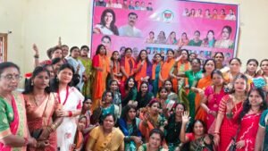 (कोरबा) भाजपा महिला मोर्चा की प्रथम परिचयात्मक बैठक में संगठन को मजबूत करने लिया गया संकल्प