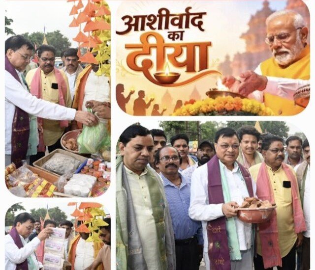 (कोरबा) प्रदेश के कैबिनेट मंत्री लखनलाल देवांगन ने खरीदे मिट्टी के दीये