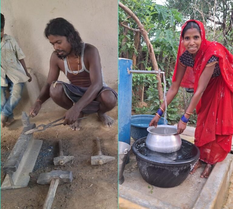 (कोरबा) आग की तपिश से ज्यादा तकलीफदेह थी गर्मी में पानी की मार-अब आंगन में बहती है नल की धार