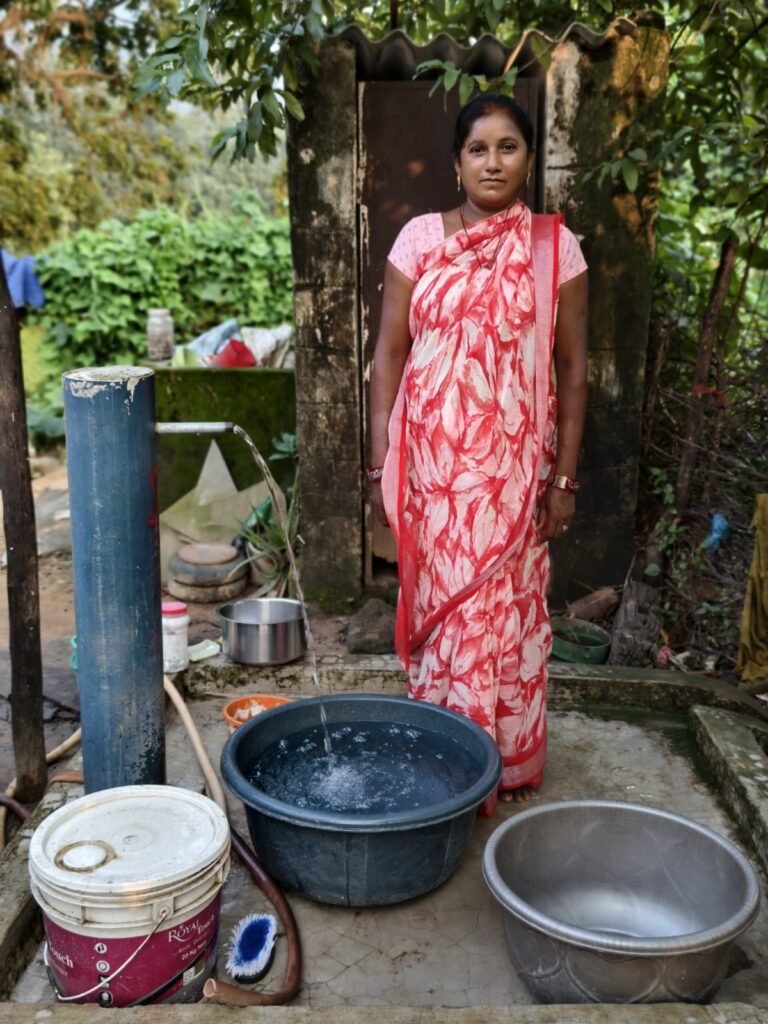 (कोरबा) हैण्डपम्प की कतार से घर के नल तक पहुंचा जल