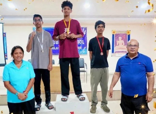 (कोरबा) शास्वत सिंह ने स्टेट लेबल डीएव्ही वुशु में जीता सिल्वर पदक